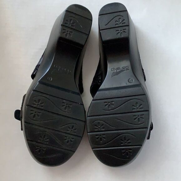COPY - Dansko Jesse Lizard Black Sandals Sz 41 - Picture 3 of 5